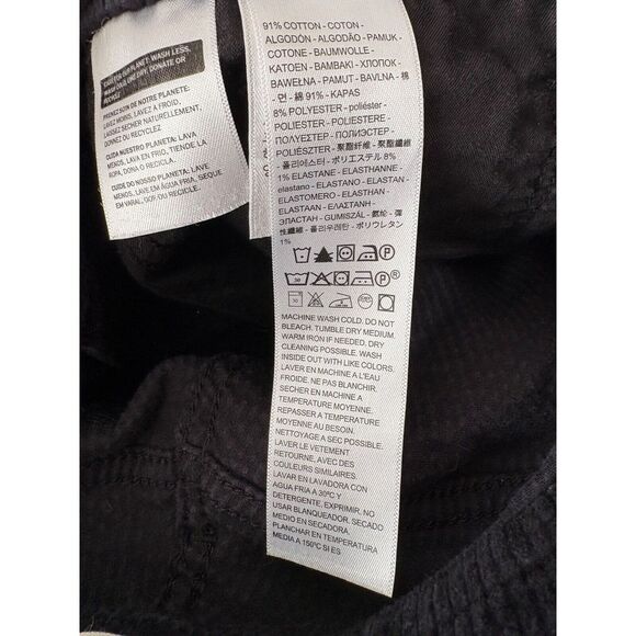 Levi's Womens 311 SHAPING SKINNY CORDUROY PANTS  Size 30 Soft‎ Black - Picture 10 of 11